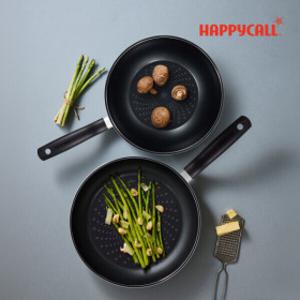 해피콜 올 뉴 티타늄 IH 인덕션 후라이팬 2종 B세트(28팬+28웍)