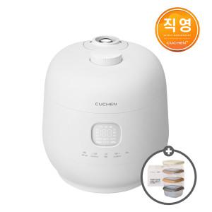 사은품 증정) 쿠첸 브레인 풀스텐 듀얼프레셔 6인 IH압력밥솥 퓨어화이트 CRH-TWS0610MW