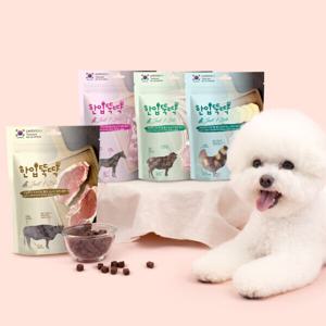 (내 마음대로 5개 골라담기) 한입뚝딱 프리미엄 쫄깃 져키 큐브 강아지 육포 150g x 5개 유통기한 26.09.22