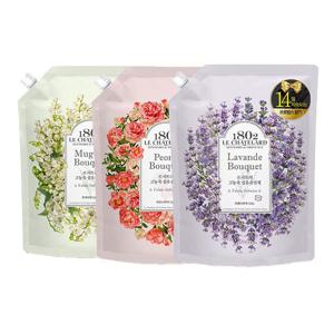 르샤트라 고농축 부케 3종 섬유유연제 1.6L 4개  / 피오니 라벤더 뮤게