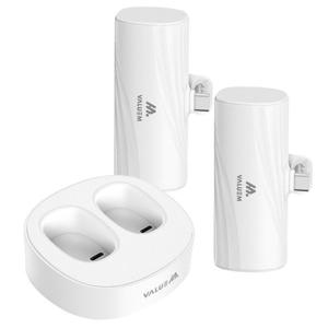 2+1 거치형 도킹형 보조배터리 5000mAh C타입 무선 고속충전 삼성 갤럭시 아이폰15 거치대 전용 크래들