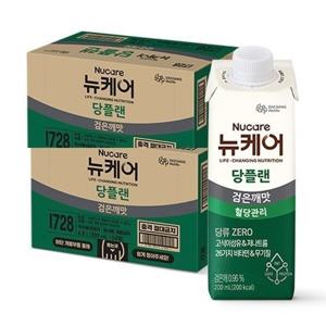 뉴케어 당플랜 검은깨맛 200ml x 48팩 혈당관리 당 제로 환자 영양식 식사