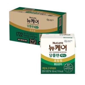 뉴케어 당플랜 호두맛 미니 150ml x 24팩 당 제로 당뇨환자 혈당 완전균형영양식