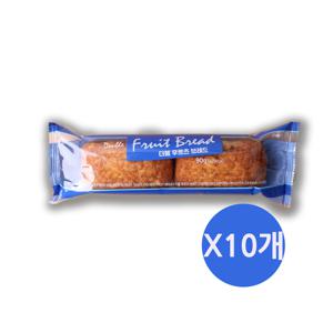 더블 후르츠 브레드 90g x 10개 / 개별포장 단체간식 가성비 좋은 빵