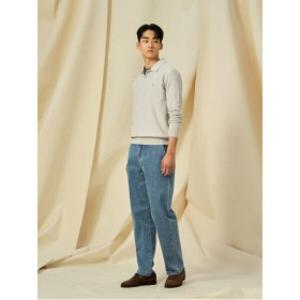 빈폴(이월) 빈폴멘 밴딩 저지 데님 팬츠  블루 (BC5121C75P)