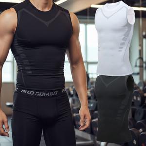 컴프레션 남자 언더레이어 기능성 스포츠 이너웨어 나시 런닝 헬스 피트니스 운동복