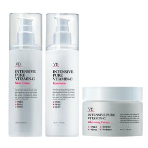 순수비타민C 미백 기능성 화장품 모음 스킨로션크림 3종 세트