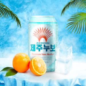 제주 누보 355ml 12캔 무알콜 맥주 (프리미엄 논알콜)