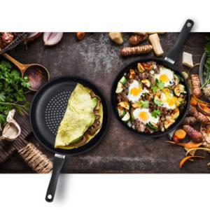 (1+1) 퀸센스다이아몬드후라이팬세트 궁중팬 프