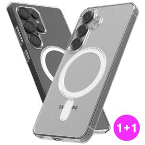 1+1 갤럭시 아이폰 맥세이프 투명케이스 젤리 범퍼 하드 S26 25 S24 S23 S22 플러스 울트라 마그네틱