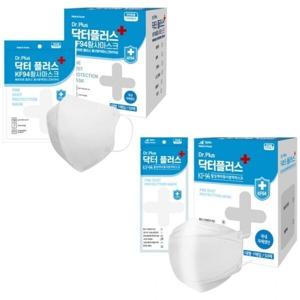숨편한 국산 KF94 마스크 대형 개별포장 100매  새부리형 입체형 마스크