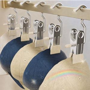 J2K 외걸이 집게 만능 옷걸이 초강력 논슬립 모자 바지