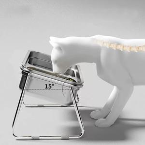 올 스텐 고양이밥그릇 강아지밥그릇 2구 고양이 강아지 물그릇 반려동물 식기 밥그릇2구