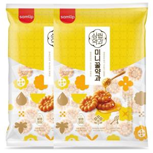 삼립 미니 꿀약과 1kg (500g x 2개) /옛날과자 대용량과자