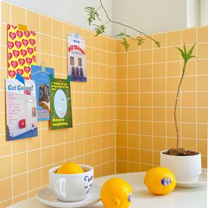 방수 발포 컬러 타일 주방 싱크대 리폼 퍼프 시트지 8color/ 자체제작 헤라 증정