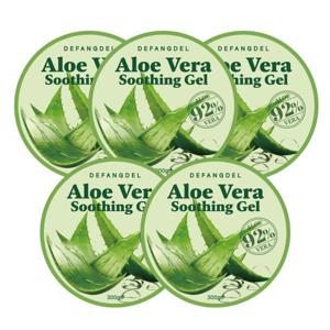 (1+1+1+1+1)디팡세 알로에베라 수딩젤300mlX5개 + 물티슈/알로에 수딩젤/수분크림/알로에크림/알로에겔