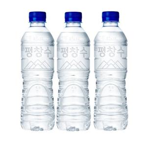 강원 평창수 무라벨 생수 500ml x 80개 안전한 물