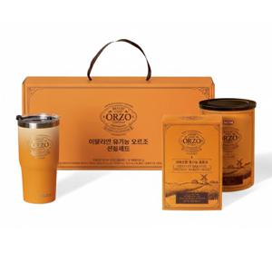 크라스탄 유기농 오르조 3.5g x 50스틱 + 텀블러 550ml x 1 + 오르조 캔 200g x 1 선물세트