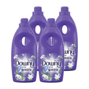 다우니 퍼플 1L 화이트티와 릴리 향 4개