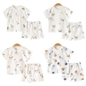 아기 유아 쿨쿨 여름 메쉬 반팔 실내복 상하세트