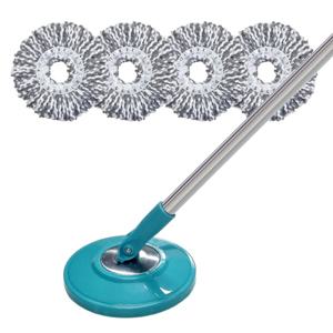 홈쇼핑 샥클린 물걸레청소기 전용 봉세트 + 걸레4장 핸드스핀 회전봉