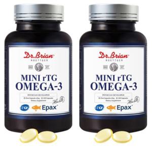 닥터브라이언 미니 알티지 오메가3 130캡슐 x 2박스 (8개월분) 알 작은 캡슐 목넘김 쉬운 초임계