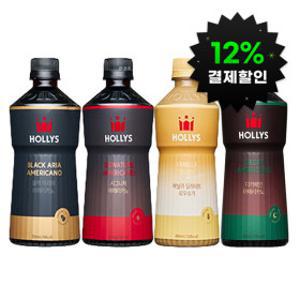 (1+1) 할리스 시그니처 페트커피 골라담기(12+12입) 시그니처/블랙아리아/바닐라로우슈거/디카페인