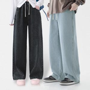 남자 와이드핏 청바지 데님 밴딩 긴바지 봄 가을 팬츠 3XL~5XL OFS-DMPTS1