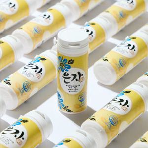 무설탕 자일리톨 캔디 1통 33g 상쾌한 멘톨 천연레몬향 비타민B2 금연 사탕