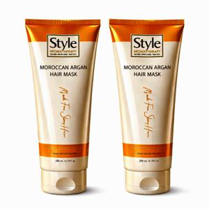 모로칸 아르간 헤어마스크팩 200ml 2개 극손상 헤어케어 트리트먼트 1+1 프리미엄 셀프헤어클리닉