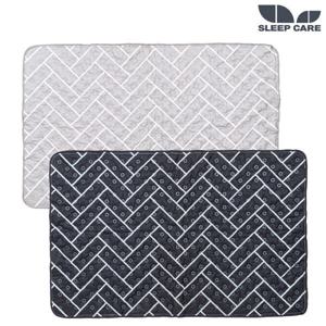 슬립케어 쿨매트 양면 헤링본 여름매트 숙면 등허리 얼음패드 3가지 사이즈 선택