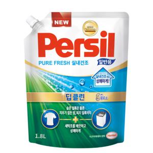 헨켈 퍼실 세탁세재 실내건조 3.6L (1.8L  2EA) 글로벌 No1. 브랜드 헨켈 퍼실