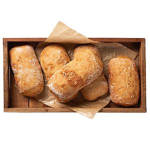 억수로상회 저온발효 치아바타 (통밀 10%함량) 500gX4팩 (총 20개입)