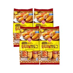 오뚜기 맛있는 오리지널 핫도그 5개입 X 4봉