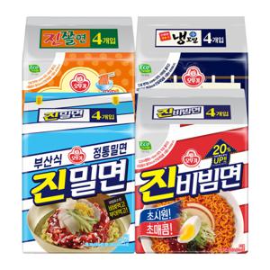 오뚜기 인기 비빔면 16입 (진밀면4+진비빔면4+진짜쫄면4+냉모밀4)