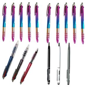 스마트폰 스마트 3색 볼펜 삼색 터치펜 삼색볼펜 고등학생 학생 성인 볼펜 100개 어린이날 단체선물