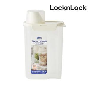 도어포켓 잡곡통 2KG 쌀 보관 통 사료 밀가루 시리얼 소분 냉장고 쌀독