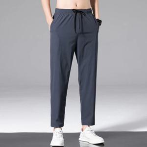 남자 링클프리 여름 냉장고바지 빅사이즈 고무줄바지 스판 냉감바지