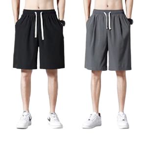 1+1 여름 쿨 아이스 반바지 남자 메쉬 트레이닝복 냉감 팬츠 츄리닝 남성 운동복 런닝 달리기