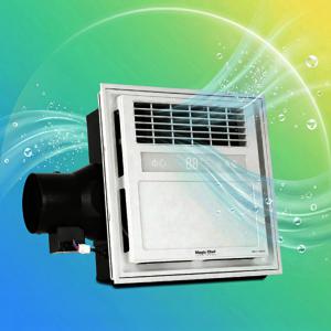 매직쉐프 벤트온 MBH-V1000W 복합 환풍기 제습 송풍 온풍 욕실 화장실 냄새제거 전동 댐퍼