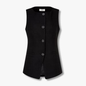 톰보이 트위드 보트넥 베스트 9105312120