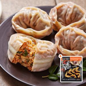 한만두 김치왕만두 1.4kg + 고기왕만두 1.4kg +증정) 매콤갈비만두 360g