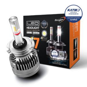 바이오라이트 LED 전조등 H7 4면 합법 인증 차량용 헤드라이트