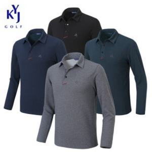 2026 봄 김영주골프 남성 라운딩 카라티 골프티 긴팔 아웃도어 캐주얼 KYJ