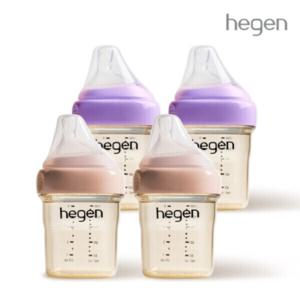헤겐 애착젖병 PPSU 150ml 쿼드라팩(4P) (꼭지포함) / 240ML 330ML 젖병