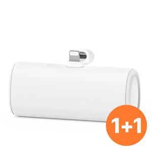 모아리 미니 도킹형 보조배터리 5000mAh 1+1 무선 일체형 C타입 8핀 갤럭시 아이폰 대량구매 단체선물