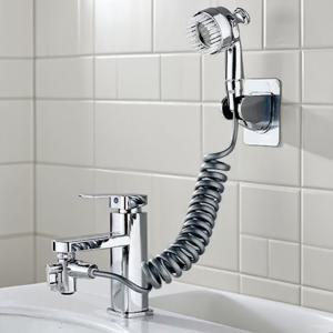 세면대연결 올인원 세면대 샤워기 설치가 간편한 욕실 수도꼭지 원홀 샤워수전 워터탭 3단수압조절