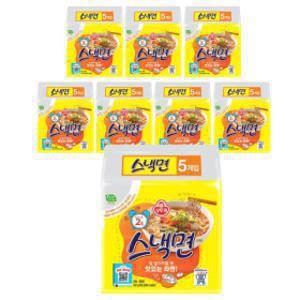 오뚜기 스낵면 멀티팩(5개입) x 8팩(총40개입)