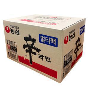 농심 신라면 1박스 (40개입/멀티팩) /라면/비상식량