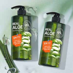 알로에수딩젤 대용량 1000ml 2개 알로에베라 수분크림 진정 저자극